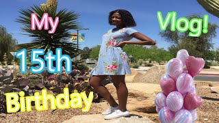 15th Birthday Vlog Fun At The Park  Peachy Queen [upl. by Oinotla315]