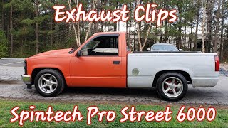 Spintech Pro Street 6000 Exhaust Clips 53 w BTR NSR cam OBS [upl. by Yonina]