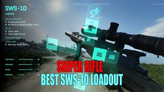 Battlefield 2042 SWS10 Best Loadout Sniper Rifle [upl. by Ycnan742]