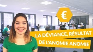 La déviance résultat de lanomie anomie  SES  digiSchool [upl. by Siari]