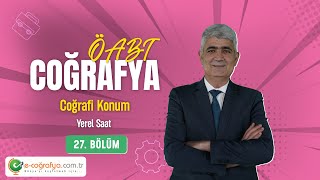 27  ÖABT Coğrafya  Yerel Saat [upl. by Bogusz]