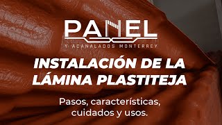 Instalación de la Lámina Plastiteja Pasos características cuidados y usos [upl. by Tedie414]