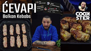 Cevapi Kakve do Sad Niste Probali  Balkan Kebabs Recipe ♨️  Cookster [upl. by Llennol198]