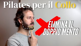 Togli il doppio mento in 6 minuti al giorno  I migliori esercizi [upl. by Ellehcor]