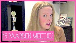 15 paarden weetjes  PaardenpraatTV [upl. by Nosneb]