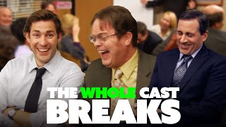 the office bloopers but the ENTIRE cast breaks  Comedy Bites [upl. by Fraase]