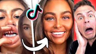 Orthodontist Reacts INSANE Teeth Tiktok Trends [upl. by Eelibuj]