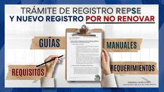 Trámite REPSE Registro Actualización Renovación Nuevo Registro  Guías Manuales y Requisitos [upl. by Keg621]