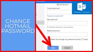 How to Change Hotmail Password  Hotmail Email Password Change 2021  hotmailcom [upl. by Hsakiv]