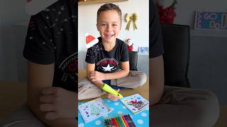 🎄Luca bastelt eine Weihnachtskarte basteln lernen kinder weihnachten diy kidsvideo kreativ [upl. by Dnamra]