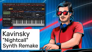 Kavinsky  Nightcall Instrumental Synth Remake [upl. by Vergos385]