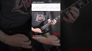 Slayer  Raining Blood  Pre Chorus amp Chorus  🎸 Guitar Cover amp Tab [upl. by Litt]