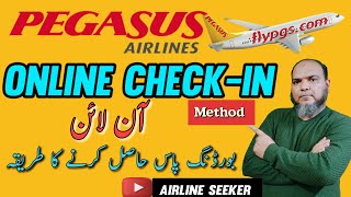 PEGASUS Airline Online Checkin How to get Pegasus boarding pass  Pegasus review Airline seeker [upl. by Guenna]