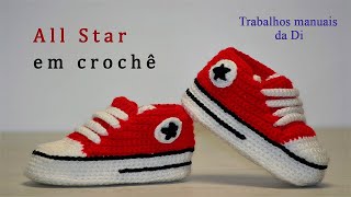 All Star em crochê dos 3 aos 6 meses [upl. by Teirtza549]