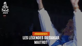 Les légendes du Dakar  Maitrot  La traversée de la France Dakar2024 [upl. by Esined]