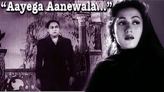 Aayega Aanewala  Evergreen Hit Song By Lata Mangeshkar  Mahal [upl. by Hump]