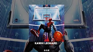 Rahh  kawhi leonard  Venom Dunking on Spiderman Full Tiktok Songs miserymethods [upl. by Brade]