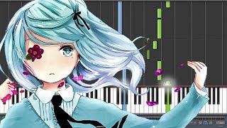 Hirari Hirari ひらり、 ひらり  Hatsune Miku Append Piano Synthesia [upl. by Dorri]