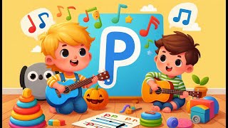 The Ultimate P Song for Kids –Sing Along and Learn with Fun Music  Cheerful Toddlers TV [upl. by Yenttihw]