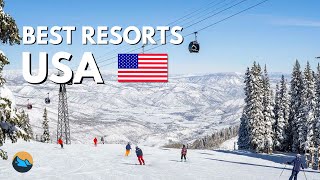 Top 10 Ski Resorts in the US  202324 [upl. by Anirtik116]