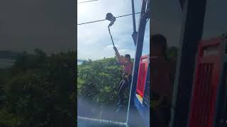 mega zipline sentosa island singapore [upl. by Bohs]