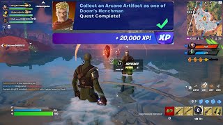 How to EASILY Collect an Arcane Artifact as one of Dooms Henchman in Fortnite locations Quest [upl. by Celesta]