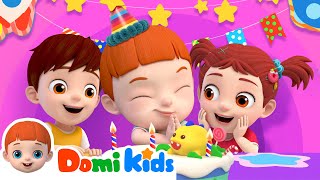 Happy Birthday Song  Baby Growing  Nursery Rhymes amp Best Songs For Kids  Domi Kids [upl. by Olim]