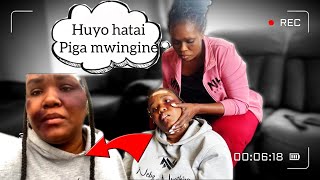 Abusive boyfriend prank on dramatic african mumShe called the police [upl. by Asereht]