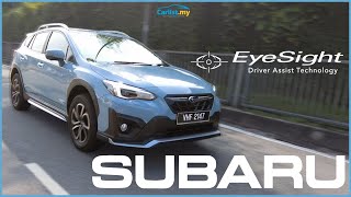 Testing the Eyesight on the 2022 Subaru XV [upl. by Nimref]