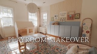 Playroom Makeover  How I Turned a Spare Room into a PlayroomHomeschool Room for My Children [upl. by Israel]