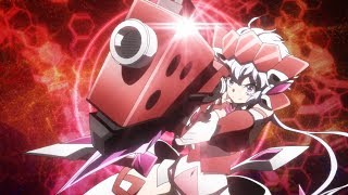 Symphogear XV Chris Transformation 変身シーン雪音 クリス [upl. by Adnirol135]