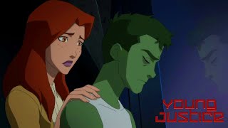 Mgann Finally Meet Gar Scene  Young Justice 4x16 Mgann Worried About Garfield Scene [upl. by Maire]