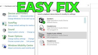 How To Fix HDMI Not Showing Up in Playback Devices Error [upl. by Lehcir]