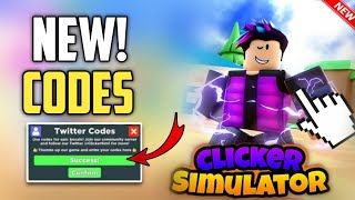 ⚠️New Upd⚠️ ALL NEW CODES FOR CLICKER SIMULATOR 2024  ROBLOX CLICKER SIMULATOR CODES 2024 [upl. by Apfelstadt]