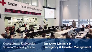 Masters in Emergency amp Disaster Management at Georgetown University [upl. by Mroz17]