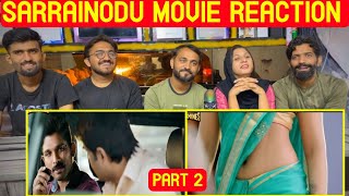 Reaction On Sarrainodu Full Hindi Dubbed Movie  Allu Arjun Part 2 [upl. by Hughett]