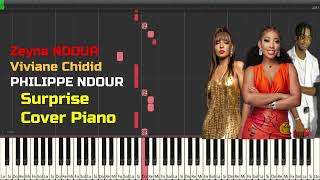 Zeyna NDOUR amp Viviane Chidid amp PHILIPPE NDOUR  quot SURPRISE quot   Cover Piano Instrumental [upl. by Teak]