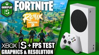 XBOX SERIE S 120 FPS Fortnite gameplay [upl. by Sammer]