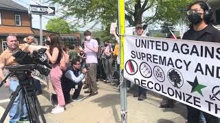 “Community Outrage Demonstration” in New Paltz after encampment arrests [upl. by Mimajneb171]