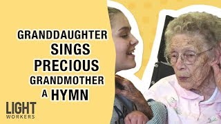 Granddaughter Sings Precious Grandmother a Hymn [upl. by Aniwde]