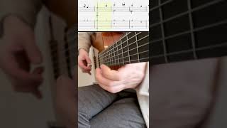 Hedwigs Theme Fingerstyle Guitar TAB [upl. by Durwyn]