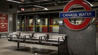 Jubilee Line Bermondsey To Canada Water 2014 [upl. by Ahsirtak357]