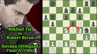 Mikhail Tal applied intense pressure launching a relentless attack despite the threats [upl. by Priest970]