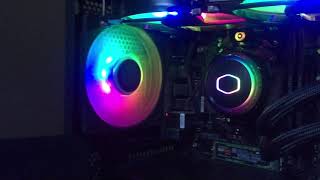 How to control Cooler Master ARGB Fans amp AIO with Master Software Lighting Effects amp Speeds [upl. by Enihpets66]