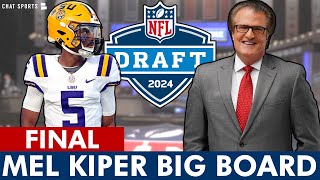 Mel Kiper’s 2024 NFL Draft Big Board FINAL Top 32 Prospect Rankings [upl. by Sapphira840]