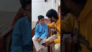 Karan￼ bacha se setting puch raha hai😂shorts viralvideo youtubeshorts chhathpuja minivlog ￼ [upl. by Mikah]