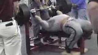 Andy Fiedler 585lb benchpress  125kg275lb raw [upl. by Adnohrahs554]