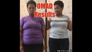 Weight Loss Results Doing OMAD For A Week Intermittent Fasting [upl. by Nagram]