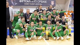 Finale Kupa Srbije KMF Loznica Grad  KMF Fon Banjica 21 21042024 Dvorana Pendik Novi Pazar [upl. by Alema]