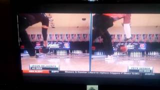 Two handed vs one handed bowling [upl. by Ninazan]